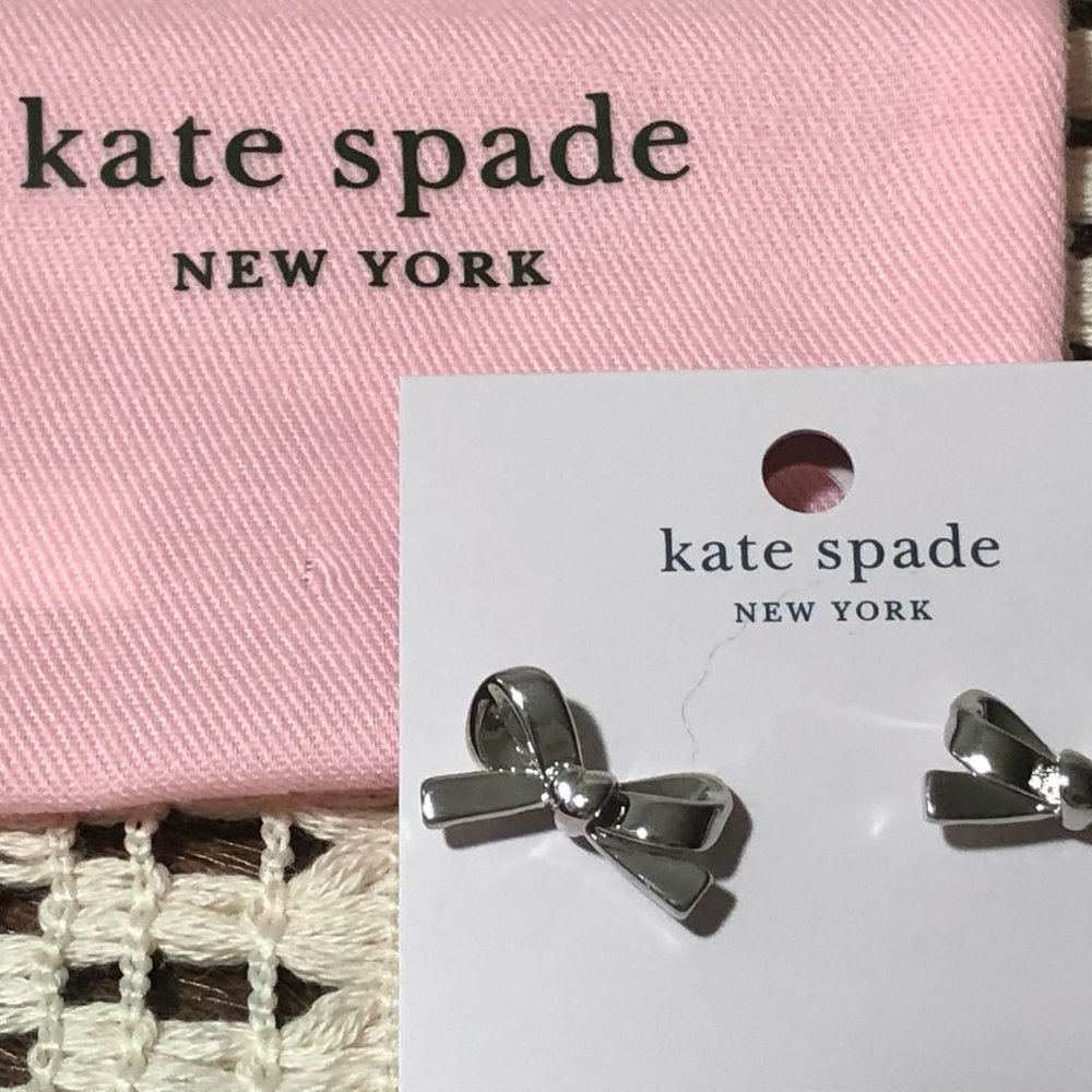 skinny mini bow studs by Kate Spade. - Picture 8 of 16